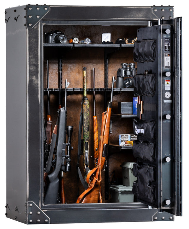 Ironworks AIW6042X Digital Lock | 60"H x 42"W x 27"D | 54 Long Guns | 130 Min