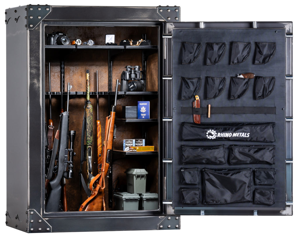 Ironworks AIW6042X Digital Lock | 60"H x 42"W x 27"D | 54 Long Guns | 130 Min
