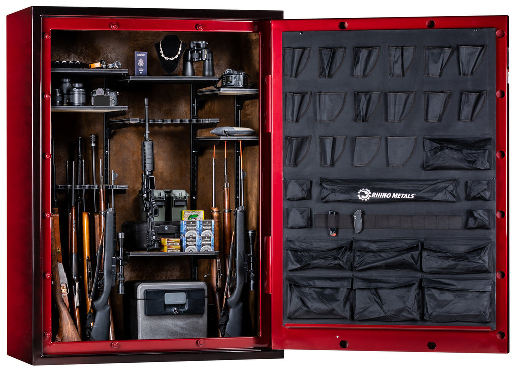 Rhino CX7253GL | 72"H x 53"W x 27"D | 78 Long Gun Safe | 80 Min