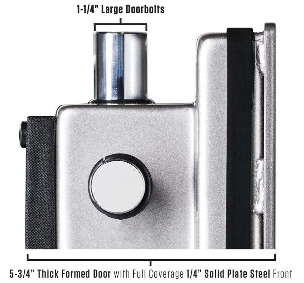 Ironworks AIW6042X Digital Lock | 60"H x 42"W x 27"D | 54 Long Guns | 130 Min