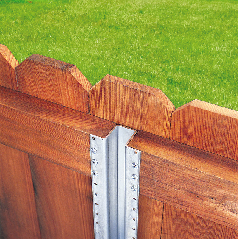 Master Halco Postmaster Steel Post Carnahan White Fence